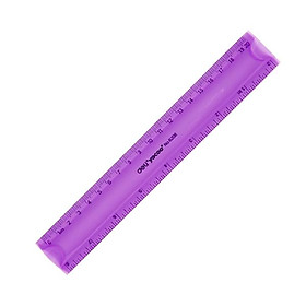 Thước Nhựa Dẻo 20cm - Deli 6208 - Màu Tím