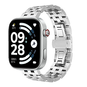 Dây Thép Mắt Dọc cho Redmi Watch 6 / Watch 5 / Watch 4 / Xiaomi Mi Band 8 Pro / 9 Pro - Hàng Chính Hãng