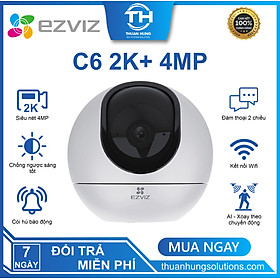 Mua Camera Wifi EZVIZ C6  Camera xoay 360 Độ Phân Giải 2K+  Hỗ trợ băng tần kép  Đàm Thoại 2 Chiều  Tự Động Thu Phóng Chuyển Động  Điều khiển và nhận dạng bằng hành động vẫy tay - Hàng Chính Hãng