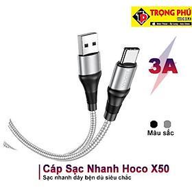 Mua Cáp sạc nhanh 3A HOCO X50 - Hàng chính hãng - Dây cáp dù  siêu bền  cáp truyền dữ liệu