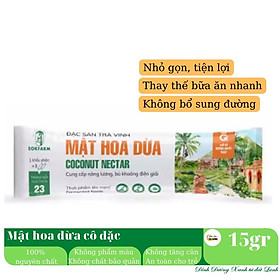 Mật hoa dừa cô đặc Sokfarm dạng tuýp - Hành trang tiện lợi, nạp năng lượng tức thời, thay thế bữa ăn nhẹ không lo tăng cân, dùng được cho người tiểu đường