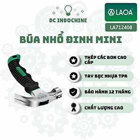 Búa nhổ đinh mini LAOA LA712408 chuyên dụng, thép cacbon cao cấp, hàng chính hãng