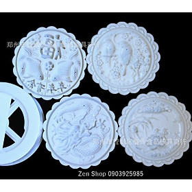Mua KHUÔN TRUNG THU 250G - 4 MẶT RỒNG CÁ CHIM HOA