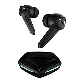 Bluetooth 5.0 True Wireless Gaming Earbuds In Ear Headset black