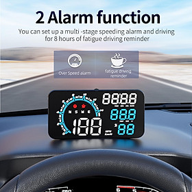 Head up Display for Car HUD Car Universal  Speed km/H   Accessories USB Interface Mileage Measurement