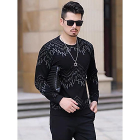 Áo tay dài in hình 3D Nam đầy phong cách chất liệu cotton cao cấp dễ phối đồ hợp với xu hướng thời trang giới trẻ