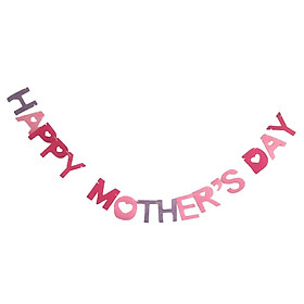 Mother's Day Decorations Happy Mother's Day Mom Banner Garland Photo Props