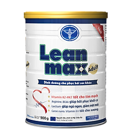 Sữa LeanMax Adult dinh dưỡng hồi phục cho người bệnh, người cao tuổi