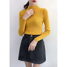 ÁO LEN LÔNG CỪU CAO CÂP CỔ 5CM
