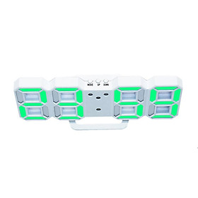 Digital LED Table Wall Clock 24/12-Hour Display USB Alarm Snooze