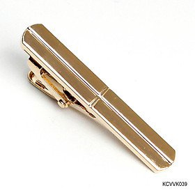 Kẹp cà vạt nam cao cấp màu vàng gold - Thomas Nguyen - KCVVT011