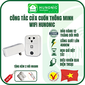 Ổ cắm thông minh Hunonic SK01. Điều khiển từ xa bằng điện thoại thông qua Wifi| Hẹn giờ tự động