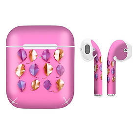 Mua Miếng dán skin chống bẩn cho tai nghe AirPods in hình thiết kế - atk319 (bản không dây 1 và 2)