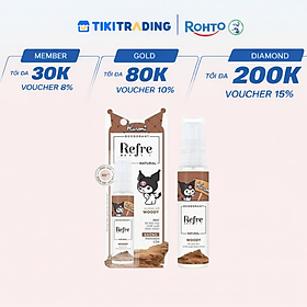 Xịt khử mùi Refre x Kuromi Natural/Whitening Perfume 30ml