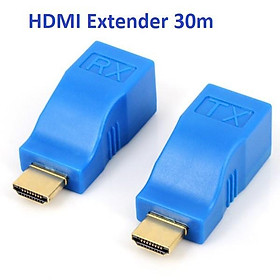 Mua HDMI Extender 30m bằng cáp mạng RJ45 đơn
