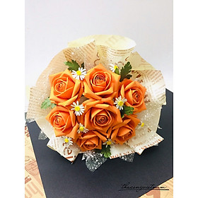 Mua Bó hoa hồng giấy 7 bông
