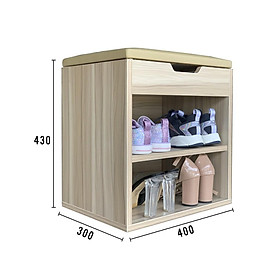 Mua TỦ GIÀY GỖ TÍCH HỢP ĐÔN NGỒI MINI TIỆN DỤNG  SIÊU TIẾC KIỆM