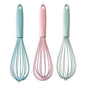 Dụng Cụ Đánh Trứng Cầm Tay- Phới Lồng Đánh Trứng Làm Bánh Khuấy Bột Bằng Silicon