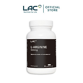 VIÊN UỐNG TĂNG CƯỜNG SỨC BỀN VÀ HIỆU SUẤT TẬP LUYỆN DÀNH CHO NAM GIỚI LAC MEN'S L-ARGININE 500MG (90 VIÊN)