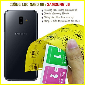 Dán cường lực dẻo nano mặt sau Samsung J6 Plus, J6 2018