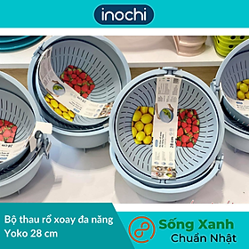 Mua Bộ thau rổ xoay đa năng Yoko 28 cm - Giao màu ngẫu nhiên