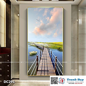 Tranh đơn canvas treo tường Decor Cây cầu - DC291