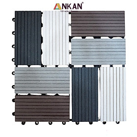 Mua Vỉ Nhựa Lót Sàn Cao Cấp Thương Hiệu ANKAN Bốn Màu Đan Xen  Vỉ Gỗ Nhựa Ngoài Trời  Vỉ Nhựa Lót Sàn Ban Công  Lót Sàn Nhà  Trang Trí Sân Vườn  Lót Sàn Nhà Tắm  Trang Trí Hồ Bơi  Tiệm Spa  (1 vỉ)