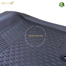 Thảm lót sàn ô tô nhựa TPE Silicon Hyundai I20 2015-2020 Black Nhãn hiệu Macsim