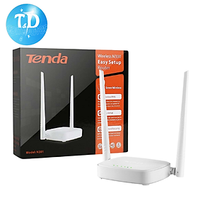 Mua Bộ Phát Sóng Wifi Router Tenda N301 Chuẩn N 300Mbps  - Hàng Chính Hãng MICROSUN phân phối