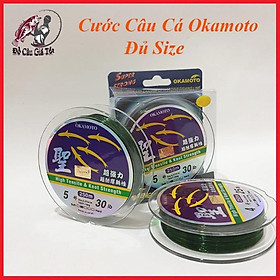 Cước Câu Cá Okamoto 300m, Cước 4 Con Cá, Cước Làm Thẻo Trục Câu Đài, Cước Câu Lục Lăng Xê Đủ Size