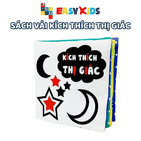 Sách Vải Sơ Sinh Kích Thích Thị Giác 12x12cm Nhiều Chủ Đề