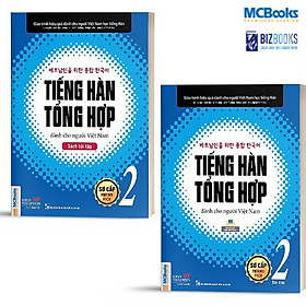 [Download Sách] Combo Tiếng Hàn tổng hợp dành cho người Việt Nam sơ cấp 2 ( Sách giáo trình + sách bài tập) bản 1 màu 