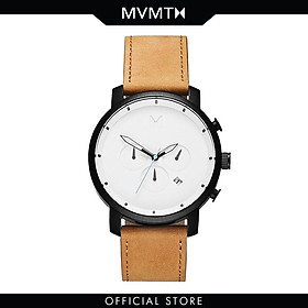 Đồng hồ Nam MVMT dây da 45mm - Chrono D-MC01-WBTL