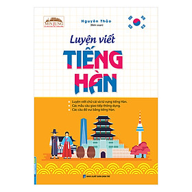 [Tải ebook] Luyện Viết Tiếng Hàn (Bìa Mềm) PDF
