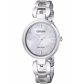 Đồng Hồ Nữ Citizen Dây Thép Không Gỉ EM0420-89D - Mặt Xà Cừ (Sapphire)