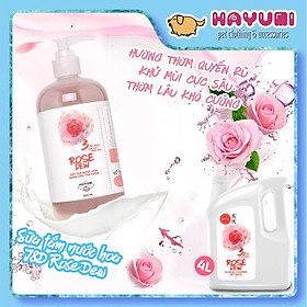 SỮA TẮM NƯỚC HOA KHỬ MÙI DÀNH CHO CHÓ MÈO PHỤC HỒI DA HƯ TỔN - 300ML 500ML
