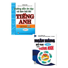 Combo Hướng Dẫn Ôn Tập Và Làm Bài Thi Tiếng Anh 12 + Ngân Hàng Đề thi Mới Môn Tiếng Anh Luyện Thi THPT (Bộ 2 Cuốn)_HA