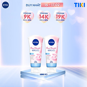 Bộ 2 Sữa Rửa Mặt Ngọc Trai NIVEA Pearl Bright Giúp Sáng Da (100 g) - 81295x2