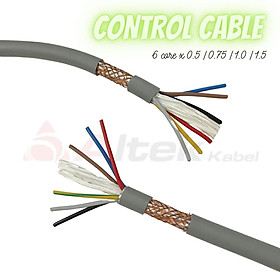 Mua Cáp điều khiển 6 core chống nhiễu điện áp 500 volt  vỏ bọc pvc