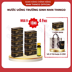 (Liệu trình 1 năm 9 hộp NMN tặng 1NMN và 3 quà) - NMN Thingo Nước uống trường sinh, trẻ hóa làn da, tăng cường sức khỏe