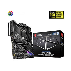 Mainboard MSI MPG Z490 GAMING EDGE WIFI (Intel Z490, Socket 1200, ATX, 4 khe RAM DDR4) Hàng Chính Hãng