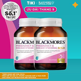 Combo 2 Lọ Vitamin Tổng Hợp Cho Bà Bầu Và Mẹ Cho Con Bú Blackmores Pregnancy & Breast-Feeding Gold 60 Viên/Lọ