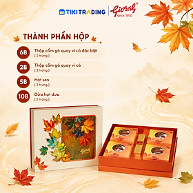 [Hộp 4 Bánh 200gr] Bánh Trung Thu Givral Sum vầy 1