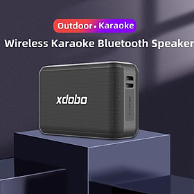 XDOBO X8 Pro 120W Karaoke không dây Bluetooth Âm thanh nổi ngoài trời Loa siêu trầm dành cho người đam mê âm thanh Loa di động Âm thanh không dây TWS chống nước Màu sắc: X8 Pro Double lúa mì