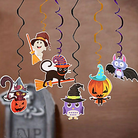 Bộ 6 hình banner thả trần trang trí Halloween (6 hình khác nhau)