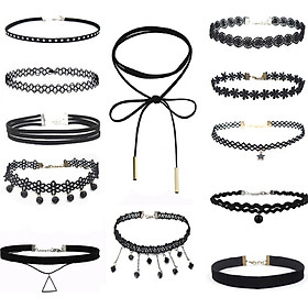 Set 12 vòng cổ choker nữ