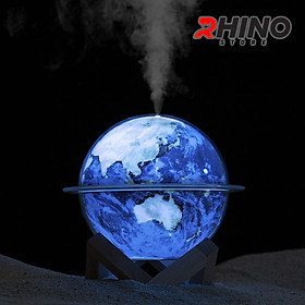 Mua Máy phun sương tinh dầu tạo ẩm Rhino H303 hình trái đất  dung tích 330ml  nhiều màu nhỏ gọn - Hàng chính hãng