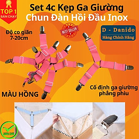 Kẹp ga trải giường chống xê dịch, cố định và giữ phẳng drap ga phủ giường (Giao mầu ngẫu nhiên)