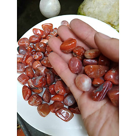 Mua 1 Viên Đá Mã Não Đỏ Tự Nhiên Dùng Sưu Tầm  Làm Handmade Tạo Năng Lượng Tích Cực - Đá Phong Thủy