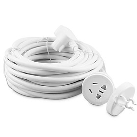Han Electronics (KEG) HD-ZYBP-01-10 small white 10 meters new national standard 750 degree fire-retardant waterproof shower electric car battery car extension cord power outlet
